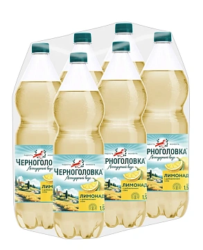 Напиток Черноголовка Лимонад газированный, 1.5л