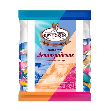 Конфеты шоколадные Ленинградские 200 гр Ф-ка им. Крупской