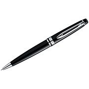 Ручка шариковая Waterman 'Expert Black PT' синяя, 1,0мм, подарочная упаковка