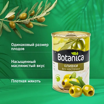 Оливки Botanica без косточки, 280г