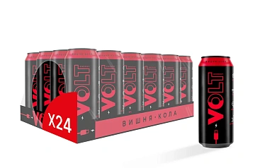 Напиток энергетический Volt Energy Вишня-кола, 450мл