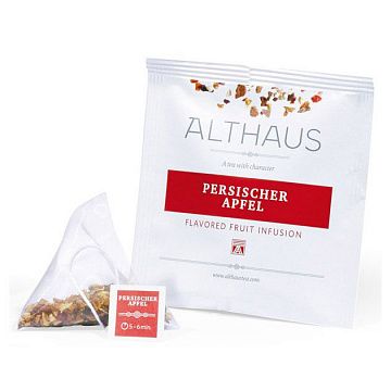 Чай Althaus Persischer Apfel, фруктовый, листовой, 15 пирамидок