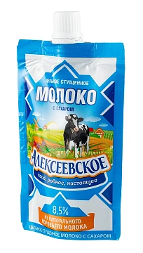 Молоко сгущенное Алексеевское ГОСТ 8.5%, 100г