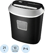 Шредер (уничтожитель) Office Kit S50, 4ур.секр., 10лист, 21л