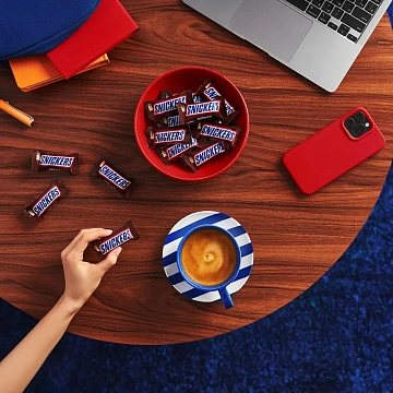 Батончики шоколадные мини SNICKERS 'Minis', 180 г, 2264