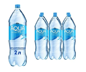 Вода питьевая Aqua Minerale без газа, 2л, ПЭТ