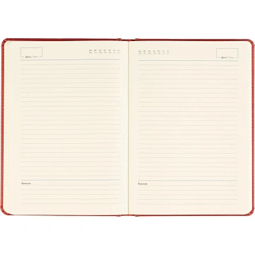 Ежедневник недатированный ATTACHE Classic А5, 140х200мм, 136л, красный