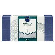 Салфетки бумажные Metro Professional 24 x 24см, 400шт, 1 слой, синие