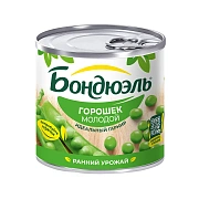 Горошек зеленый Бондюэль молодой, 212г