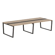 Конференц стол EVCT 3114 Дуб Денвер светлый/Мокко 3132х1346х750 EDIS