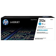 Картридж лазерный HP (W2121X) Color LaserJet M554/M555, №212X, голубой, оригинальный, ресурс 10 000