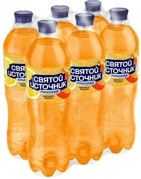 Напиток Святой Источник Лимонад абрикос-лимон газированный, 1л