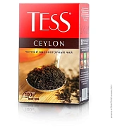Чай Tess Ceylon (Цейлон), черный, листовой, 100г