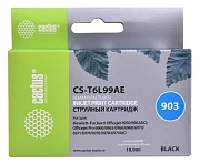 Картридж струйный Cactus CS-T6L99AE №903(есть ограничения по прошивке) черный (21.6мл) для HP OJP 69