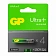 Батарейка Gp Ultra Plus AAA LR03, 1.5В, алкалиновая, 4шт/уп