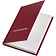 Ежедневник недатированный бордо,А6,105х140мм