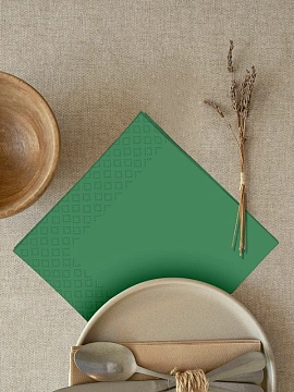 METRO PROFESSIONAL Салфетки бумажные двуслойные зеленые 250шт, 24x24см