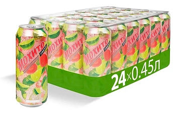 Напиток Мохито Fresh клубника газированный, 450мл