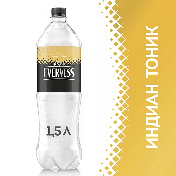 Напиток Evervess Индиан Тоник газированный, 1.5л