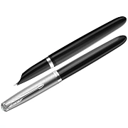 Ручка перьевая Parker '51 Black CT' черная, 0,8мм, подарочная упаковка