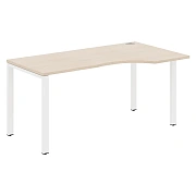 Стол эргономичный XS6CET 169(R) Бук Тиара/Белый 1600х900х750 XTEN-S60