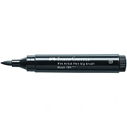 Ручка капиллярная Faber-Castell 'Pitt Artist Pen Big Brush' цвет 199 черный, 3мм, пишущий узел 'кист