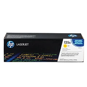 Картридж лазерный HP (CB542A) ColorLJ CP1215/CP1515N и др, №125A, желтый, оригинальный, ресурс 1400