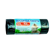 Мешки для мусора Альпак 60л, 6мкм, в рулоне, 50шт/уп