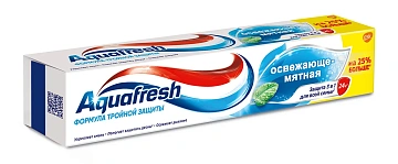 Зубная паста Aquafresh Освежающе-мятная, 125мл