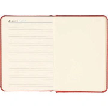 Ежедневник недатированный ATTACHE ClassicА6, 136л, красный