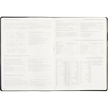 Еженедельник недатированный черный,кожа,A4 64л,Br.V.PROFY 3-098/02