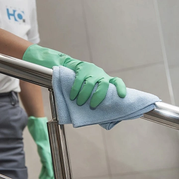 Салфетка хозяйственная Hq Profiline Mocrobase синяя, 36х36см, микрофволокно, 73600