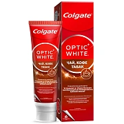 Зубная паста Colgate чай, кофе, табак отбеливающая с натуральными маслами мяты, 75мл