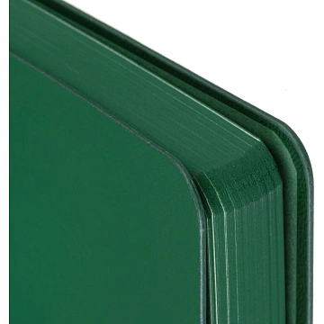 Ежедневник недатированный ATTACHE Soft touch А5,140х200мм,136л, темно-зелен