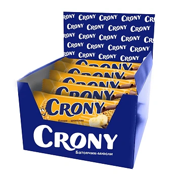 Батончик-мюсли Crony Банан-шоколад, 50г