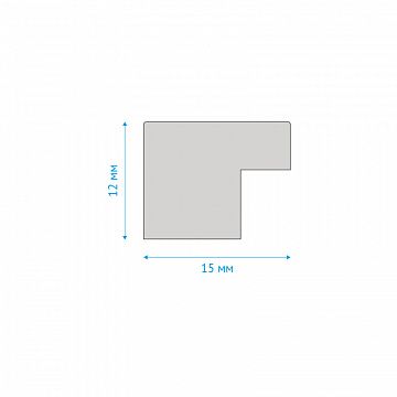 Рамка пластиковая 21*30см, OfficeSpace, №6/1, античное золото