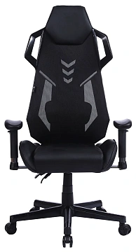 Кресло игровое Cactus CS-CHR-090BL черный эко.кожа/сетка крестов. нейлон