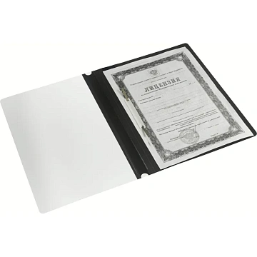 Скоросшиватель пластиковый A4 Attache черный 10шт/уп Россия