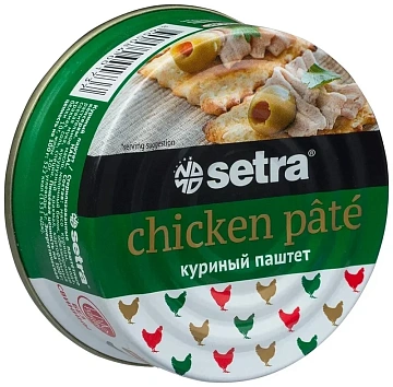 Паштет Setra Куриный, 100г