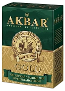 Чай Akbar Gold, зеленый, листовой, 200г