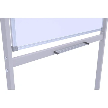 Доска магнитно-маркерная(бел)/меловая(зелен) Attache Twist 100х70вращ,ролик