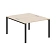 Стол 2-х местный XS6WST 1214 Бук Тиара/Антрацит 1200х1406х750 XTEN-S60