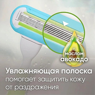 Кассета для бритвенного станка Gillette Venus Embrace, 4шт