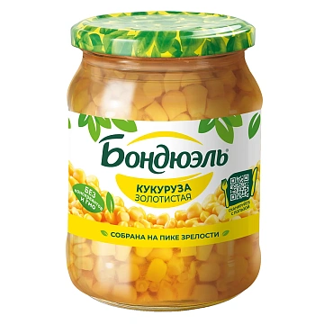 Кукуруза Бондюэль золотистая, 500мл