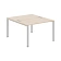 Стол 2-х местный XS6WST 1214 Бук Тиара/Серый 1200х1406х750 XTEN-S60