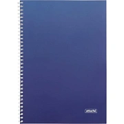 Бизнес-тетрадь А4 96л Attache Градиент Синий клетка, 65г, гребень, УФ-лак