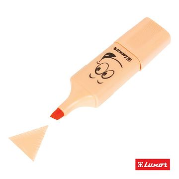 Текстовыделители Luxor 'Eyeliter Pastel' пастельный оранжевый, 1-4,5мм