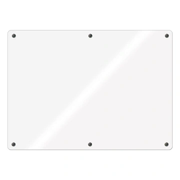 Доска стеклянная магнитная, 120х240, Attache, белый