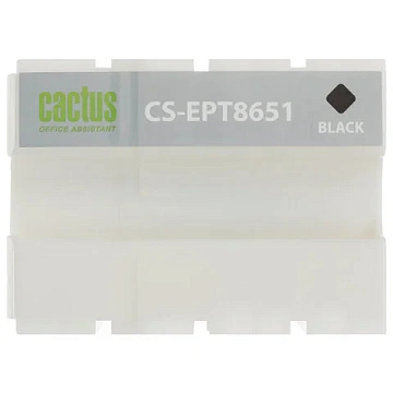 Картридж струйный CACTUS (CS-EPT8651) для Epson WF5190/5690, черный