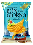 Чипсы Bon Giorno тайские пряности рифленые, 120г